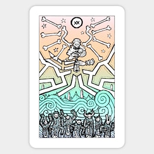 Rainbow Tarot Judgement Sticker